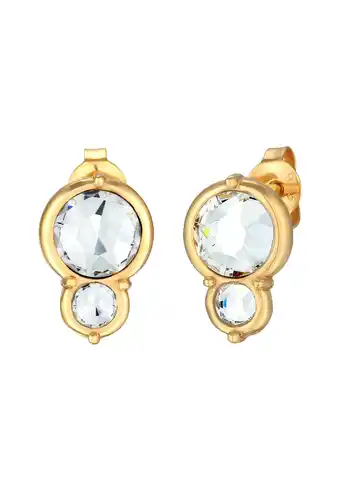 Douglas Elli Dames Oorsteker Rond Elegant met Kristal in 925 Sterling Zilver aanbieding