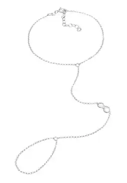 Douglas Elli Dames Handketting Oneindigheid symbool in 925 sterling zilver verguld aanbieding