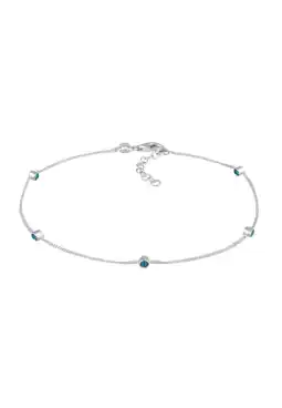 Douglas Elli Enkelbandje Modern Eenvoudig met kristallen in 925 sterling zilver aanbieding