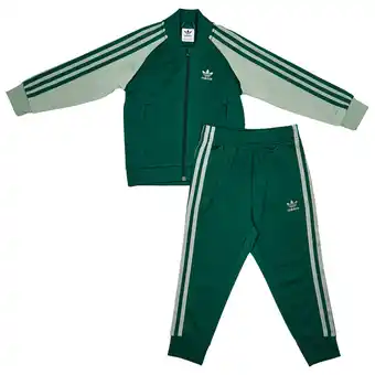 Foot Locker Adidas Superstar Unisex Trainingspakken - Groen - Maat: 99 - 104 CM - Poly Tricot - Foot Locker aanbieding