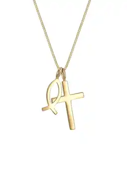 Douglas Elli Dames Kruis Vis Hanger in 925 Sterling Zilver aanbieding