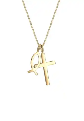 Douglas Elli Dames Kruis Vis Hanger in 925 Sterling Zilver aanbieding