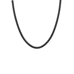 Douglas Lucardi Ketting Zilver - zwart aanbieding