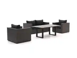 Kees Smit Forza Barolo/Fidenza 160cm dining loungeset 4-delig aanbieding