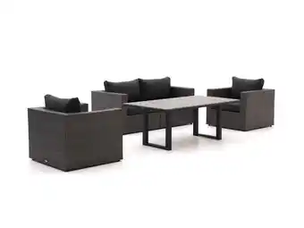 Kees Smit Forza Barolo/Fidenza 160cm dining loungeset 4-delig aanbieding