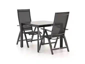 Kees Smit Bellagio Avenza/Sestino 90cm dining tuinset 3-delig verstelbaar aanbieding