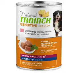 Zooplus 400g met Varkensvlees & Volkoren Sensitive Trainer Natuurlijk Umido Honden aanbieding