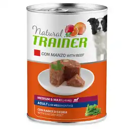 Zooplus 6x400g met Rundvlees Adult Medium/Maxi Trainer Natuurlijk Umido per Cani aanbieding