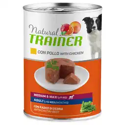 Zooplus 400g met Kip Adult Medium/Maxi Trainer Natuurlijke Umido voor Honden aanbieding