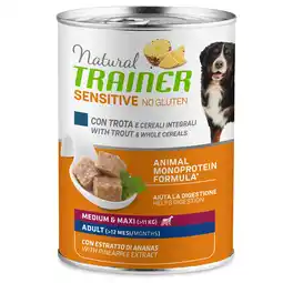 Zooplus 400g met Forel & Volkoren Sensitive Trainer Natuurlijk Umido Honden aanbieding