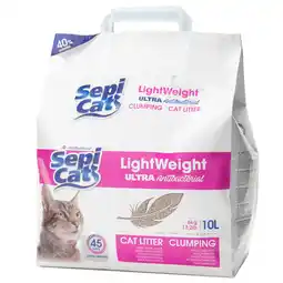 Zooplus 20% Korting! Sepicat Lightweight Ultra Antibacterial kattenbakvulling 10L aanbieding
