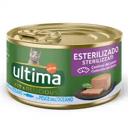 Zooplus 18 + 6 gratis! Ultima Fit & Delicious Sterilized natvoer voor katten 85 g aanbieding