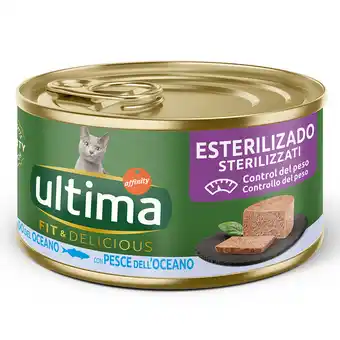 Zooplus 18 + 6 gratis! Ultima Fit & Delicious Sterilized natvoer voor katten 85 g aanbieding