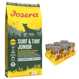 Zooplus 12,5 kg Josera droogvoer + Gratis Josera Natvoer 6 x 400g aanbieding