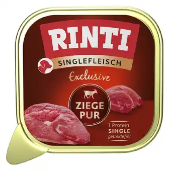 Zooplus Voordeelpakket: 20x150g RINTI Single Meat Exclusive Geit nat hondenvoer aanbieding