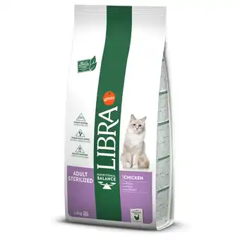 Zooplus 15% korting! Libra droogvoer voor katten 2 x12 kg aanbieding