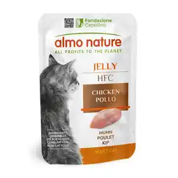 Zooplus 5 x 55g + 1 x 55g gratis! Almo Nature HFC maaltijdzakjes in gelei aanbieding