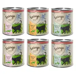 Zooplus 24 x 800 g Feringa Classic Meat Menu - Mixpakket 3 (Konijn & Kalkoen, Lam & Rund, Eend & Kalf) aanbieding