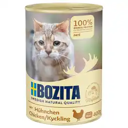 Zooplus Bozita 6 x 410 g Nat Kattenvoer - Kip aanbieding