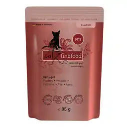 Zooplus 16x85g Maaltijdzakjes Gevogelte catz finefood Kattenvoer aanbieding