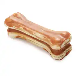 Zooplus Lukullus Fijne Kauwbotten 1 x 15 cm - Mix: Eend & Kip 8 x 15 cm aanbieding