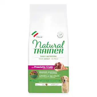 Zooplus Natural Trainer Adult Maxi met rauwe Ham - 12 kg aanbieding