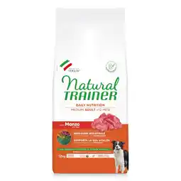 Zooplus Trainer Natural Medium met Rundvlees, Rijst & Ginseng - 12 kg aanbieding