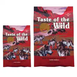 Zooplus 2kg gratis! Op Taste of the wild droogvoer voor honden 12,2kg aanbieding