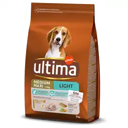 Zooplus Ultima Medium / Maxi Light Adult Kip - 3 kg aanbieding