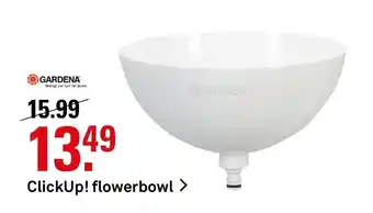 Karwei Gardena ClickUp! flowerbowl aanbieding