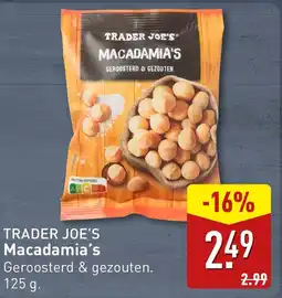 ALDI Trader joe's macadamia's aanbieding