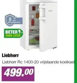 EP Liebherr Rc 1400-20 vrijstaande koelkast aanbieding