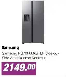 EP Samsung RS70F66KBTEF Side-by-Side Amerikaanse Koelkast aanbieding