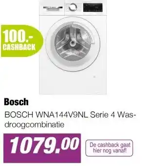 EP BOSCH WNA144V9NL Serie 4 Was-droogcombinatie aanbieding
