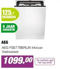EP AEG FSE77BERLIN Inbouw Vaatwasser aanbieding