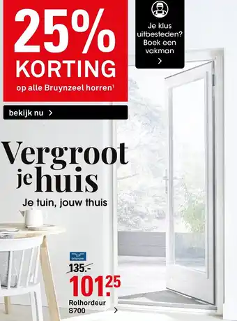 Karwei Bruynzeel Rolhordeur S700 aanbieding