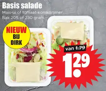 Dirk Basis salade aanbieding
