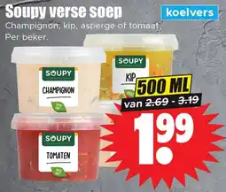 Dirk Soupy verse soep aanbieding