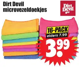 Dirk Dirt Devil microvezeldoekjes aanbieding