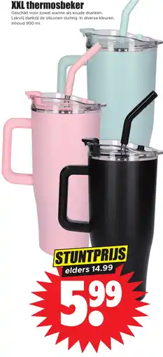 Dirk XXL thermosbeker aanbieding