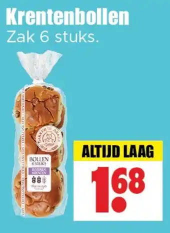 Dirk Krentenbollen aanbieding