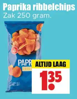 Dirk Paprika ribbelchips aanbieding