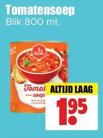 Dirk Tomatensoep aanbieding