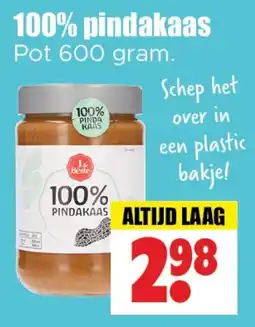 Dirk 100% pindakaas aanbieding