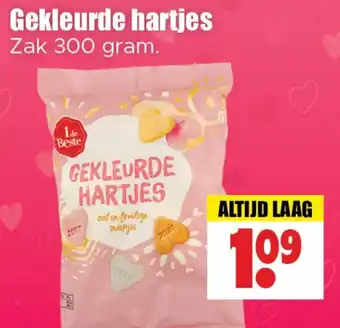 Dirk Gekleurde hartjes aanbieding