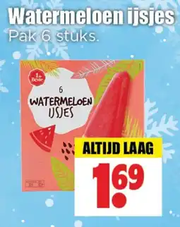 Dirk Watermeloen ijsjes aanbieding