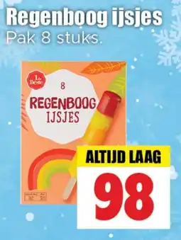 Dirk Regenboog ijsjes aanbieding