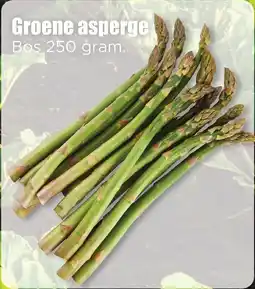 Dirk Groene asperge aanbieding