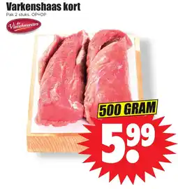 Dirk Varkenshaas kort aanbieding