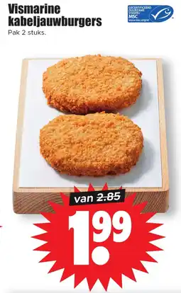 Dirk Vismarine kabeljauwburgers aanbieding